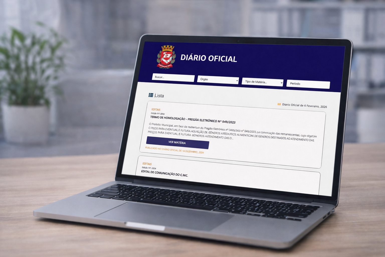 Portal Diário Oficial 